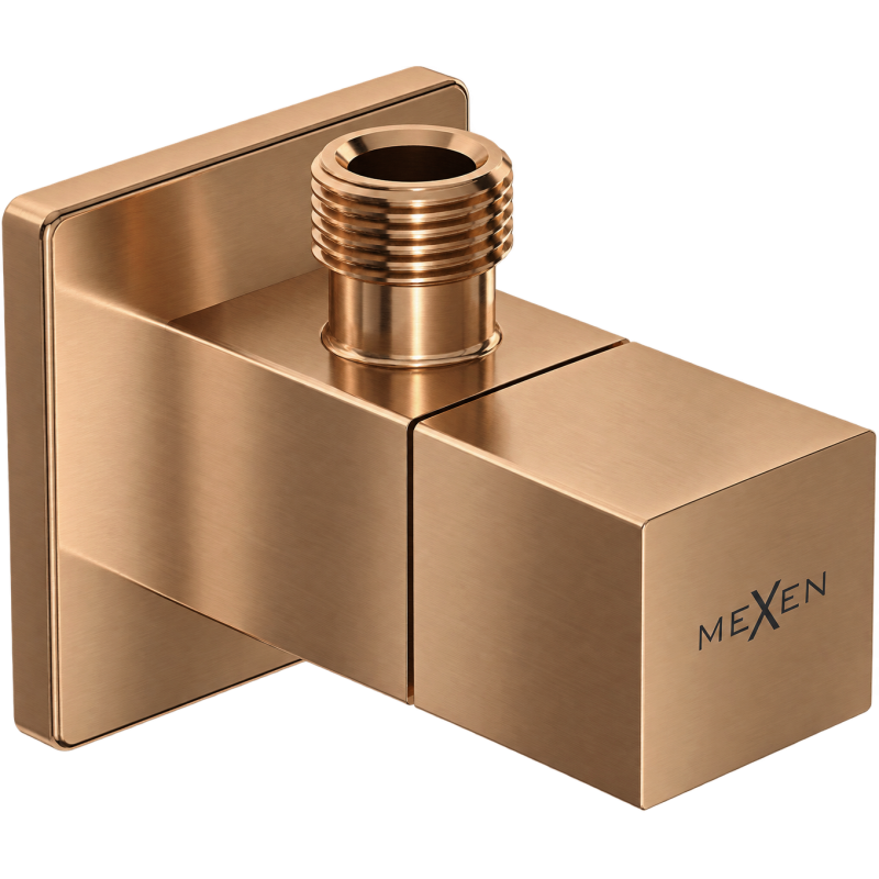 Mexen S zawór kątowy do baterii 1/2"x3/8", miedź szczotkowana - 79971-65
