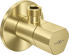 Mexen T zawór kątowy do baterii 1/2"x3/8", złoty szczotkowany - 79973-55
