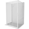 Mexen Exo-3S 3S kabina prysznicowa 3-ścienna rozsuwana 80 x 75 cm, transparent, biała - 8153-080-075-20-00-3S