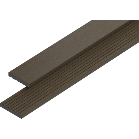 Mexen Uni Premium listwa maskująca dekoracyjna kompozytowa 300 x 7 x 1 cm, dark brown - C9222-300-06