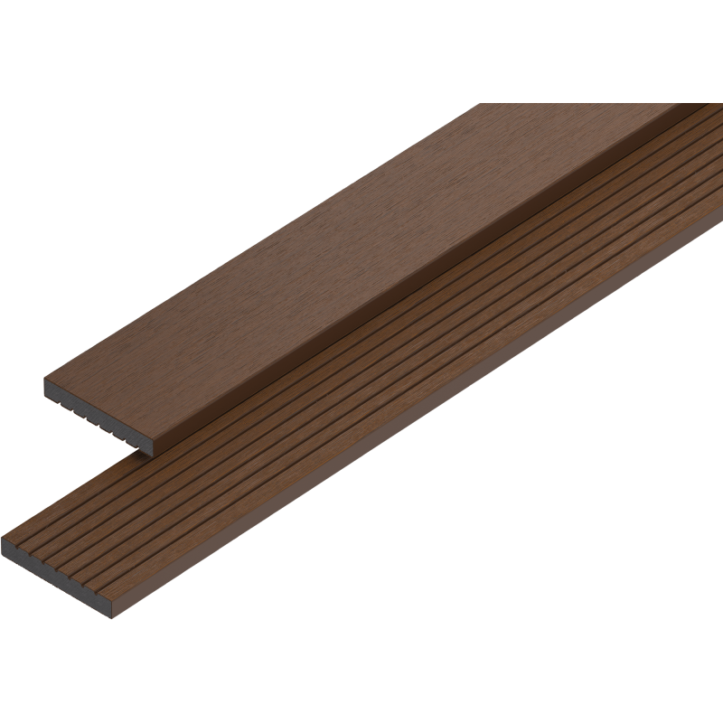 Mexen Uni Premium listwa maskująca dekoracyjna kompozytowa 300 x 7 x 1 cm, ipe - C9222-300-07