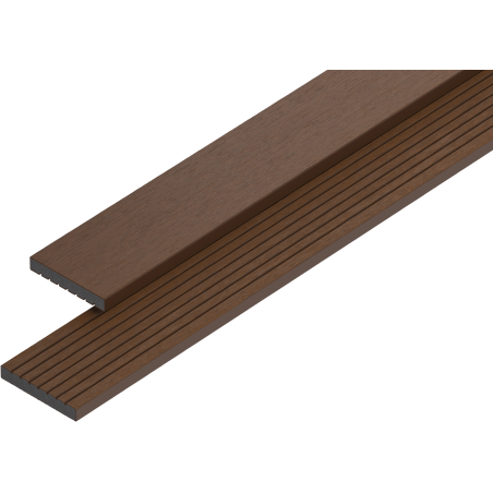 Mexen Uni Premium listwa maskująca dekoracyjna kompozytowa 300 x 7 x 1 cm, ipe - C9222-300-07