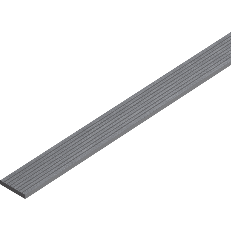 Mexen Uni Premium listwa maskująca dekoracyjna kompozytowa 300 x 7 x 1 cm, light grey - C9222-300-08