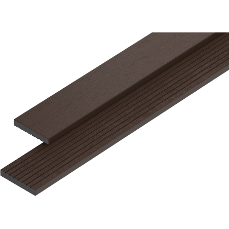 Mexen Uni Premium listwa maskująca dekoracyjna kompozytowa 300 x 7 x 1 cm, light walnut - C9222-300-09