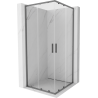 Mexen Exo-S Duo kabina prysznicowa kwadratowa rozsuwana 70 x 70 cm, transparent, gun metal - 8111-070-070-95-00