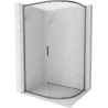 Mexen Exo-S kabina prysznicowa półokrągła rozsuwana 120 x 80 cm, transparent, gun metal - 8131-120-080-95-00