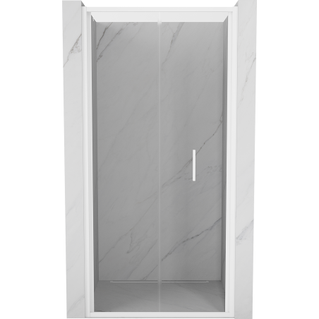 Mexen Exo-F drzwi prysznicowe składane 60 cm, transparent, białe - 816-060-000-20-00
