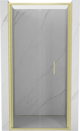 Mexen Exo-F drzwi prysznicowe składane 65 cm, transparent, złote szczotkowane - 816-065-000-55-00