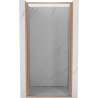 Mexen Exo-F drzwi prysznicowe składane 110 cm, transparent, miedź szczotkowana - 816-110-000-65-00