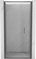 Mexen Exo-F drzwi prysznicowe składane 85 cm, transparent, gun gray szczotkowany - 816-085-000-66-00