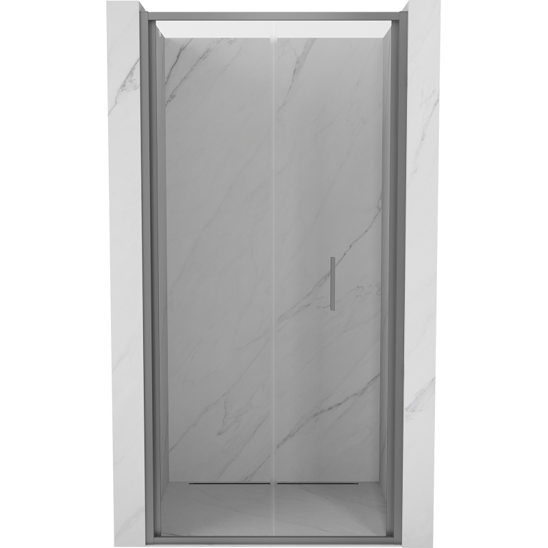 Mexen Exo-F drzwi prysznicowe składane 60 cm, transparent, gun metal - 816-060-000-95-00