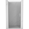 Mexen Exo-B drzwi prysznicowe uchylne 85 cm, transparent, białe - 817-085-000-20-00