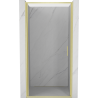 Mexen Exo-B drzwi prysznicowe uchylne 90 cm, transparent, złote szczotkowane - 817-090-000-55-00