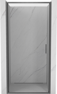 Mexen Exo-B drzwi prysznicowe uchylne 95 cm, transparent, gun gray szczotkowany - 817-095-000-66-00