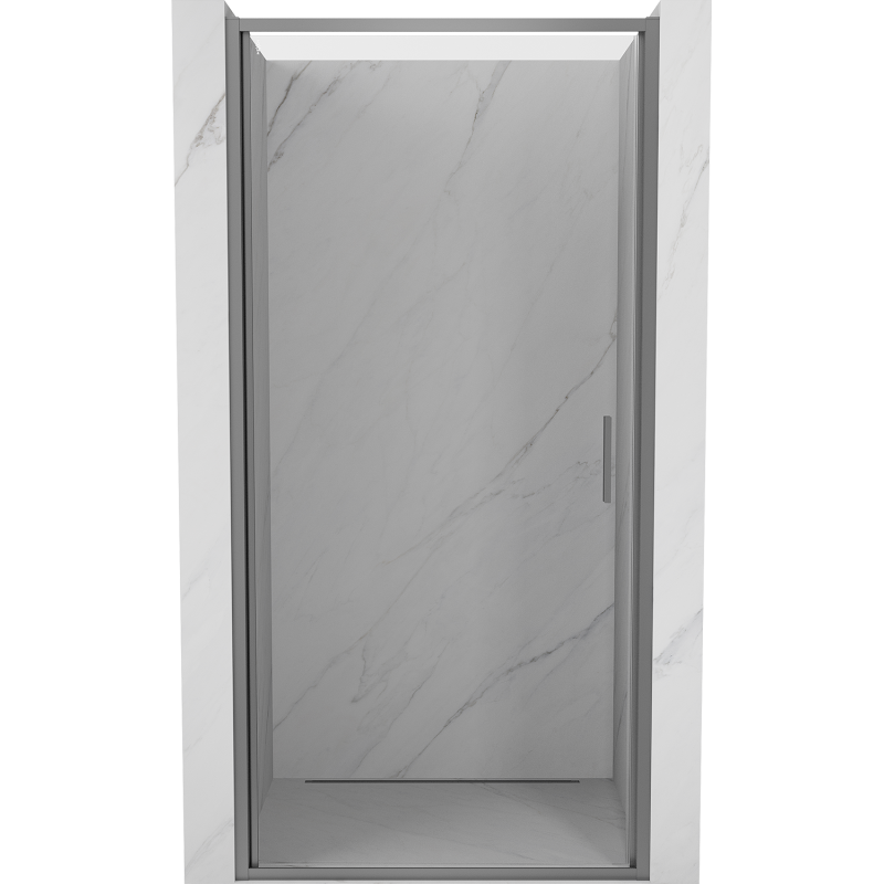Mexen Exo-B drzwi prysznicowe uchylne 60 cm, transparent, gun metal - 817-060-000-95-00