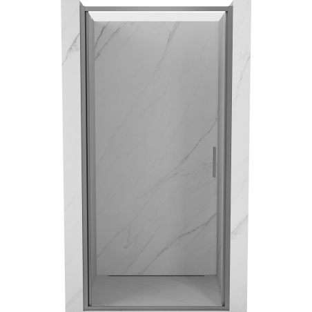Mexen Exo-B drzwi prysznicowe uchylne 90 cm, transparent, gun metal - 817-090-000-95-00