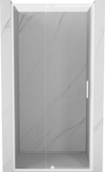 Mexen Exo-R drzwi prysznicowe uchylne 90 cm, transparent, białe - 819-090-000-20-00