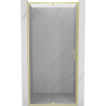 Mexen Exo-R drzwi prysznicowe uchylne 110 cm, transparent, złote szczotkowane - 819-110-000-55-00
