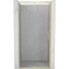 Mexen Exo-R drzwi prysznicowe uchylne 115 cm, transparent, złote szczotkowane - 819-115-000-55-00