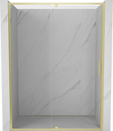 Mexen Exo-R drzwi prysznicowe uchylne 155 cm, transparent, złote szczotkowane - 819-155-000-55-00