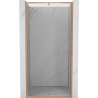 Mexen Exo-R drzwi prysznicowe uchylne 105 cm, transparent, miedź szczotkowana - 819-105-000-65-00