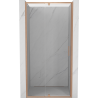 Mexen Exo-R drzwi prysznicowe uchylne 110 cm, transparent, miedź szczotkowana - 819-110-000-65-00
