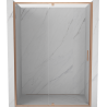Mexen Exo-R drzwi prysznicowe uchylne 155 cm, transparent, miedź szczotkowana - 819-155-000-65-00