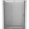 Mexen Exo-R drzwi prysznicowe uchylne 135 cm, transparent, gun gray szczotkowany - 819-135-000-66-00