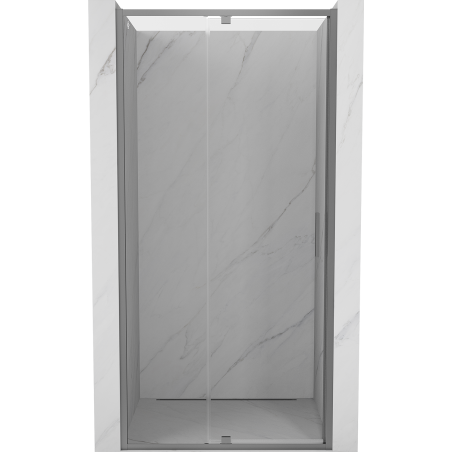Mexen Exo-R drzwi prysznicowe uchylne 115 cm, transparent, gun metal - 819-115-000-95-00