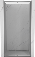 Mexen Exo-R drzwi prysznicowe uchylne 125 cm, transparent, gun metal - 819-125-000-95-00