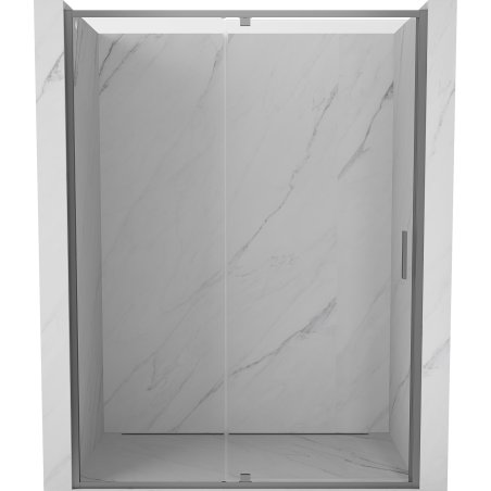 Mexen Exo-R drzwi prysznicowe uchylne 145 cm, transparent, gun metal - 819-145-000-95-00