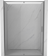 Mexen Exo-R drzwi prysznicowe uchylne 155 cm, transparent, gun metal - 819-155-000-95-00