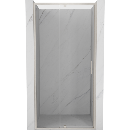Mexen Exo-R drzwi prysznicowe uchylne 105 cm, transparent, nikiel szczotkowany - 819-105-000-97-00