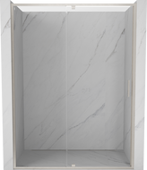 Mexen Exo-R drzwi prysznicowe uchylne 145 cm, transparent, nikiel szczotkowany - 819-145-000-97-00
