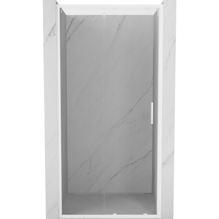 Mexen Exo-S drzwi prysznicowe rozsuwane 95 cm, transparent, białe - 8151-095-000-20-00