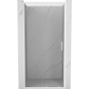 Mexen Exo-S drzwi prysznicowe rozsuwane 100 cm, transparent, białe - 8151-100-000-20-00