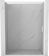 Mexen Exo-S drzwi prysznicowe rozsuwane 140 cm, transparent, białe - 8151-140-000-20-00