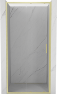 Mexen Exo-S drzwi prysznicowe rozsuwane 110 cm, transparent, złote szczotkowane - 8151-110-000-55-00