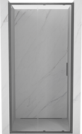 Mexen Exo-S drzwi prysznicowe rozsuwane 125 cm, transparent, gun gray szczotkowany - 8151-125-000-66-00