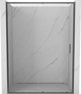 Mexen Exo-S drzwi prysznicowe rozsuwane 150 cm, transparent, gun gray szczotkowany - 8151-150-000-66-00