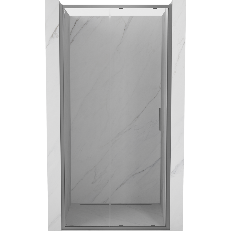 Mexen Exo-S drzwi prysznicowe rozsuwane 95 cm, transparent, gun metal - 8151-095-000-95-00