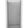 Mexen Exo-S drzwi prysznicowe rozsuwane 110 cm, transparent, gun metal - 8151-110-000-95-00