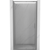 Mexen Exo-S drzwi prysznicowe rozsuwane 120 cm, transparent, gun metal - 8151-120-000-95-00