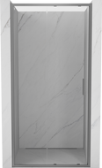 Mexen Exo-S drzwi prysznicowe rozsuwane 120 cm, transparent, gun metal - 8151-120-000-95-00
