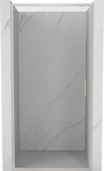 Mexen Exo-S drzwi prysznicowe rozsuwane 100 cm, transparent, nikiel szczotkowany - 8151-100-000-97-00