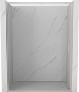 Mexen Exo-S drzwi prysznicowe rozsuwane 130 cm, transparent, nikiel szczotkowany - 8151-130-000-97-00
