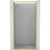 Mexen Exo-3S drzwi prysznicowe rozsuwane 75 cm, transparent, złote szczotkowane - 8153-075-000-55-00