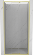 Mexen Exo-3S drzwi prysznicowe rozsuwane 95 cm, transparent, złote szczotkowane - 8153-095-000-55-00
