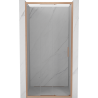 Mexen Exo-3S drzwi prysznicowe rozsuwane 70 cm, transparent, miedź szczotkowana - 8153-070-000-65-00