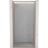 Mexen Exo-3S drzwi prysznicowe rozsuwane 100 cm, transparent, miedź szczotkowana - 8153-100-000-65-00